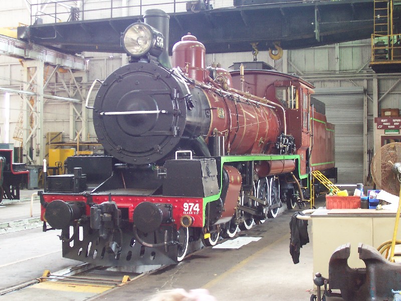 Preserved Steam Locomotives Down Under - C17 No. 974